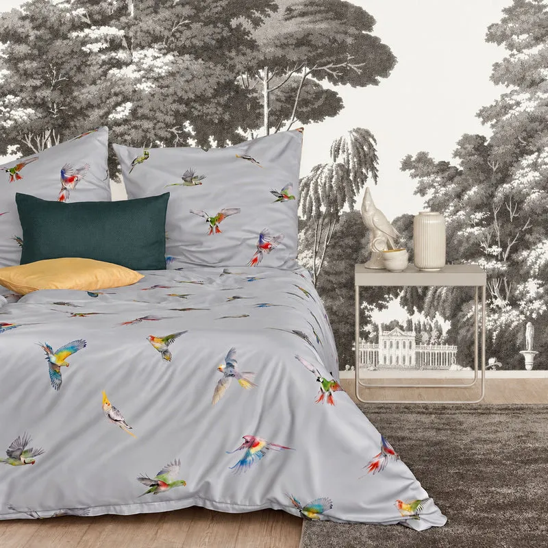 APELT Lola Bettwäsche Baumwoll-Satin Papagei als all over
