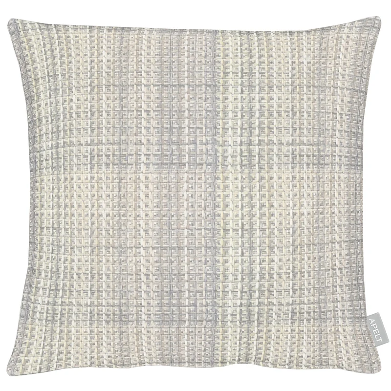 APELT Cona Kissen Jacquardstoff in Karo-Optik