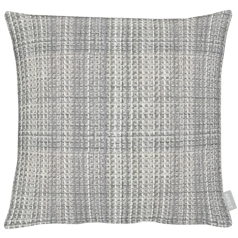 APELT Cona Kissen Jacquardstoff in Karo-Optik