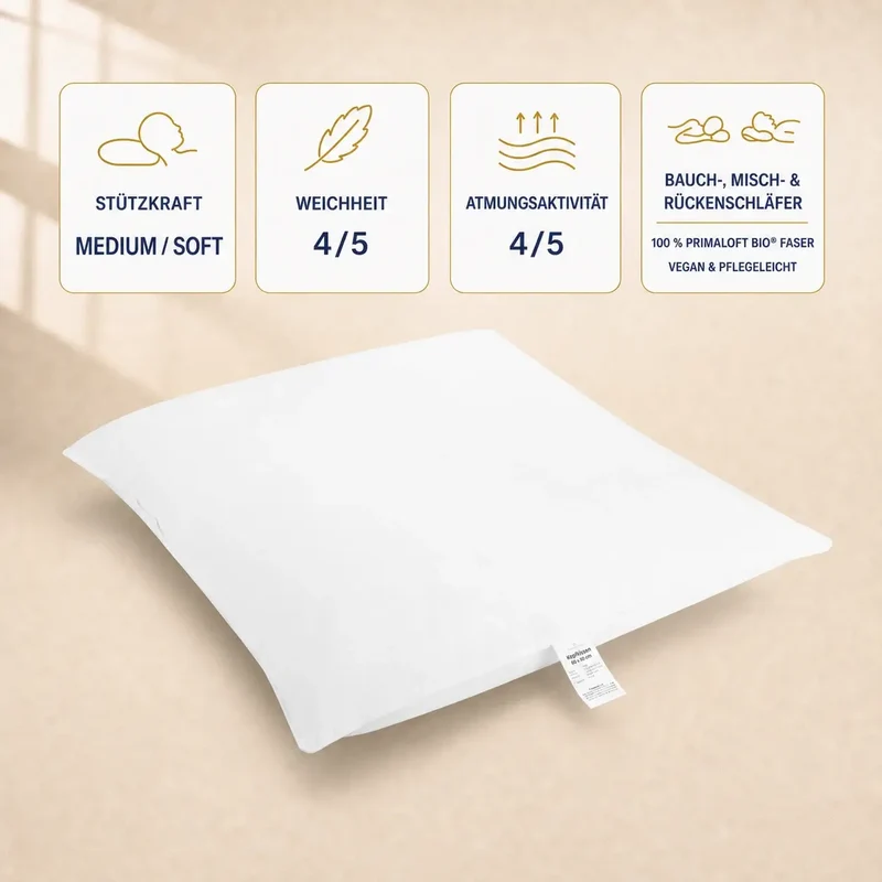Cosy PrimaloftBio® Mikrofaser Kissen