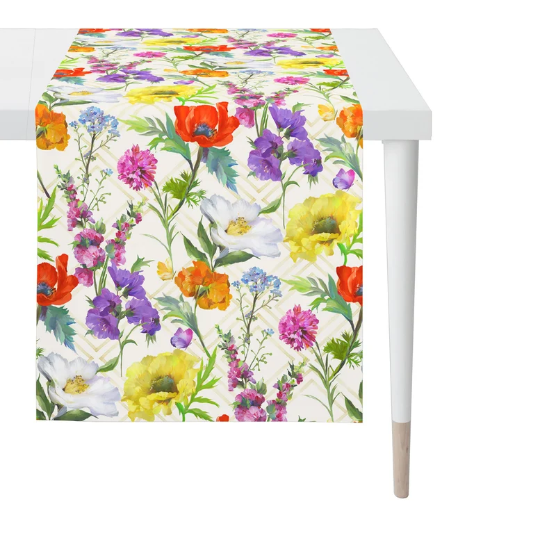 APELT 7001 Tichläufer Sommerblumen all-over