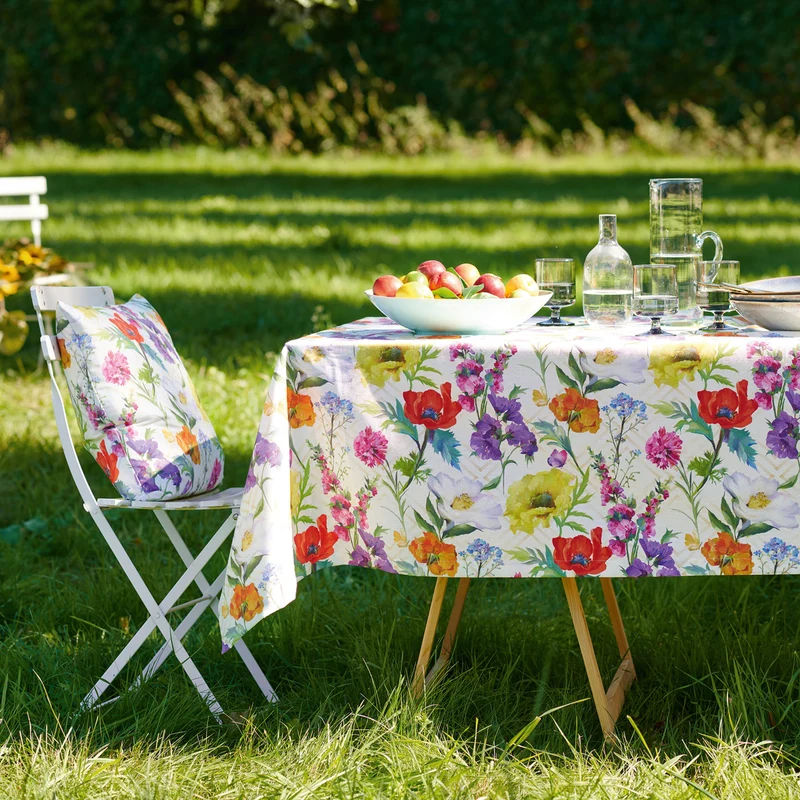 APELT 7001 Kissenbezug Sommerblumen all-over