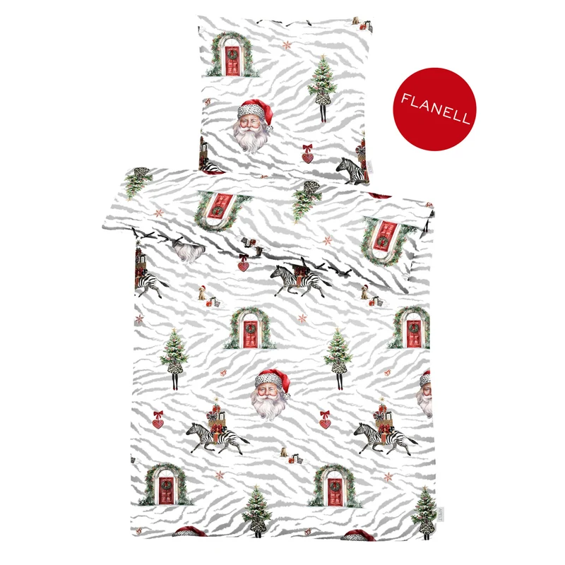 APELT Michel Bettwäsche Flanell Weihnachts- und Wintermotive
