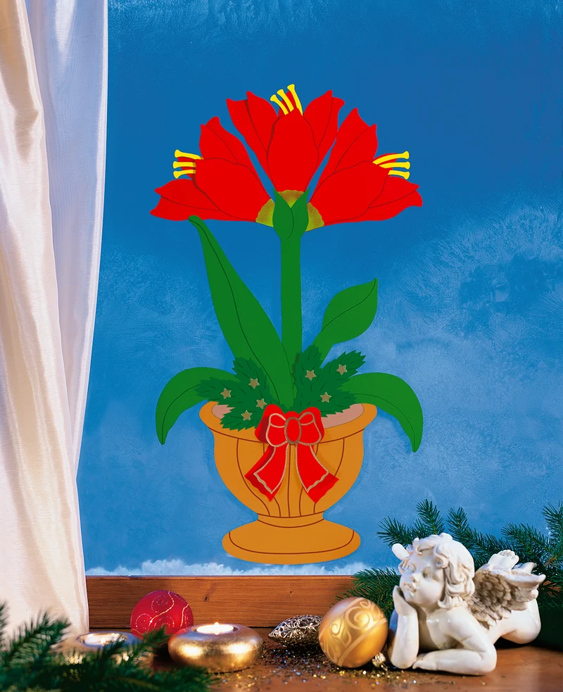 Fischer Fensterbilder Amaryllis