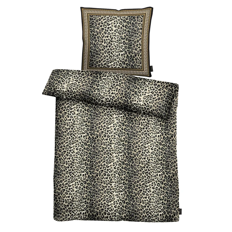 APELT Timon Bettwäsche Baumwoll-Satin Leodesign all-over mit einem eleganten Kettenmotiv