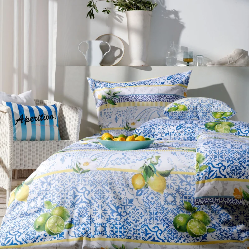 APELT Amalfi Bettwäsche Baumwoll-Satin Stilvolles Design