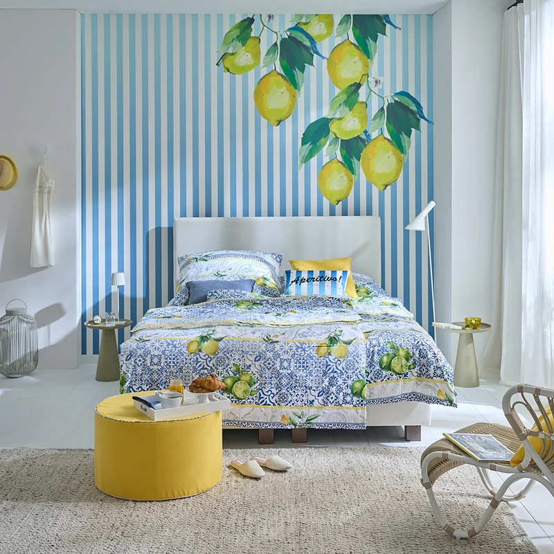 APELT Amalfi Bettwäsche Baumwoll-Satin Stilvolles Design
