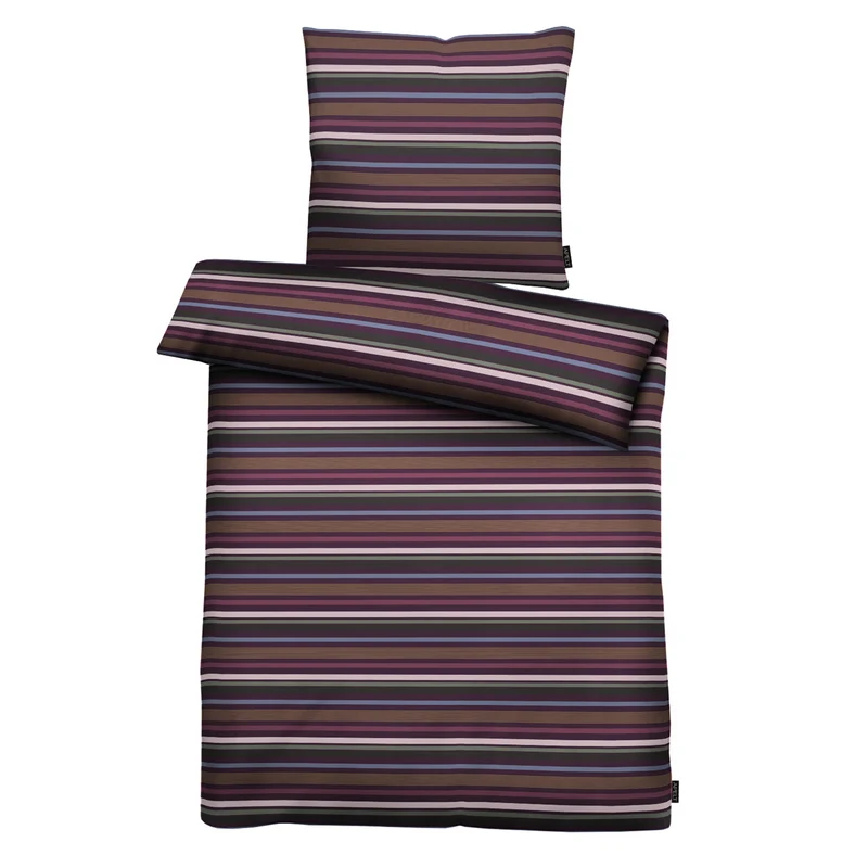 APELT Geo Bettwäsche Baumwoll-Satin Streifen