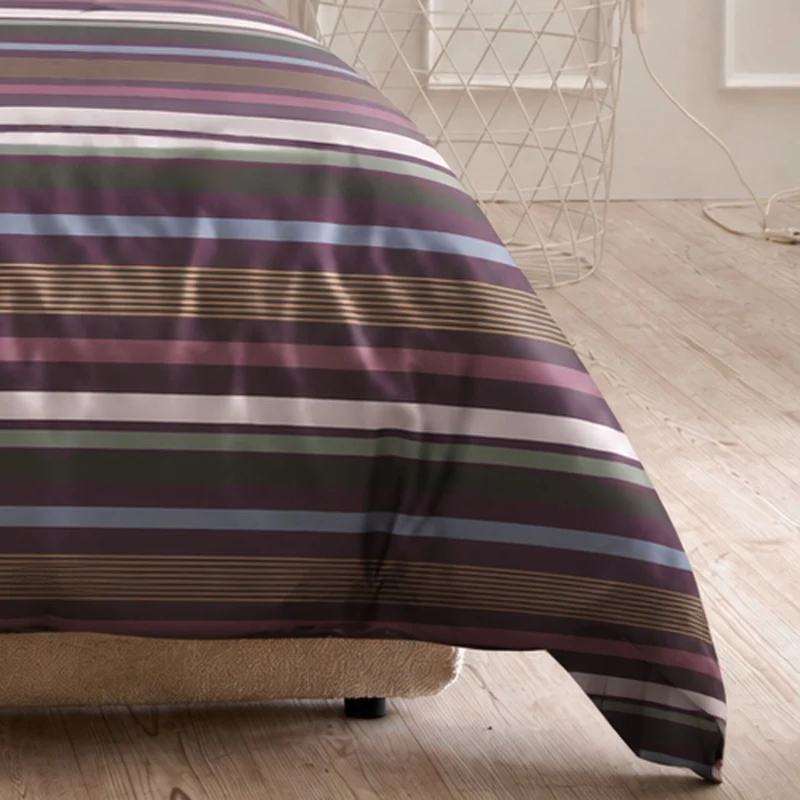 APELT Geo Bettwäsche Baumwoll-Satin Streifen