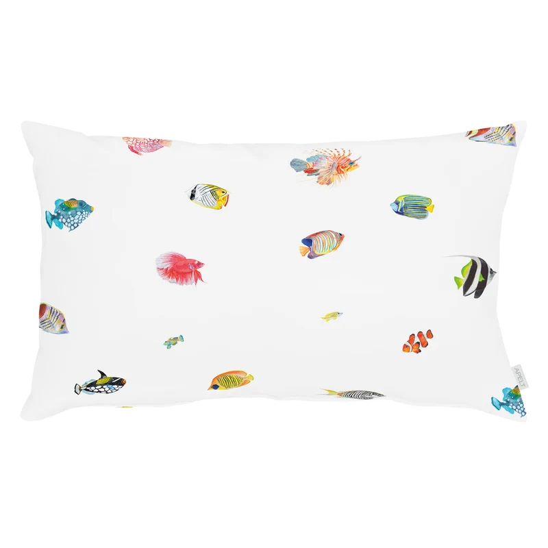 APELT Fidshi Kopfkissen Baumwoll-Satin Südsee Fische