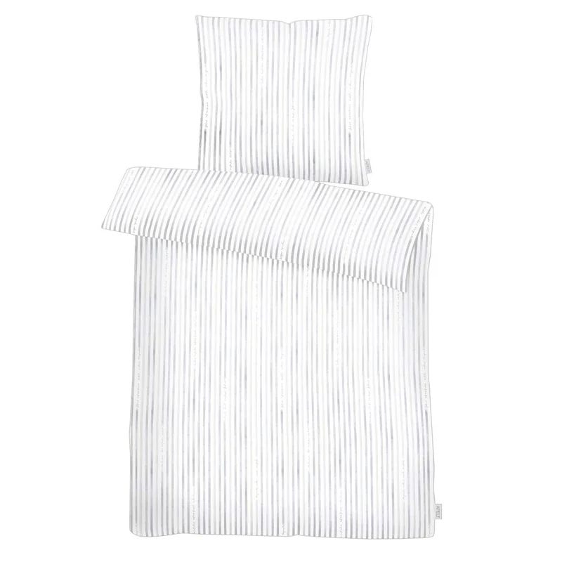 APELT Sky Bettwäsche Baumwoll-Satin Streifen