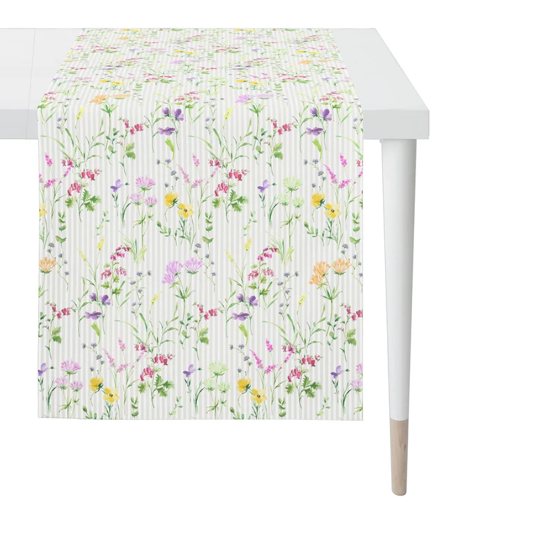 APELT 3105 Läufer Frühjahrsblüten-Motiv