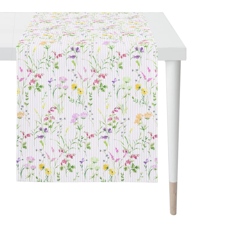 APELT 3105 Läufer Frühjahrsblüten-Motiv