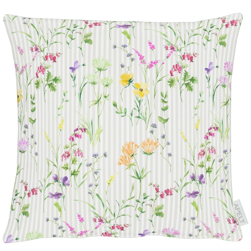 APELT 3105 Kissenbezug Frühjahrsblüten-Motiv