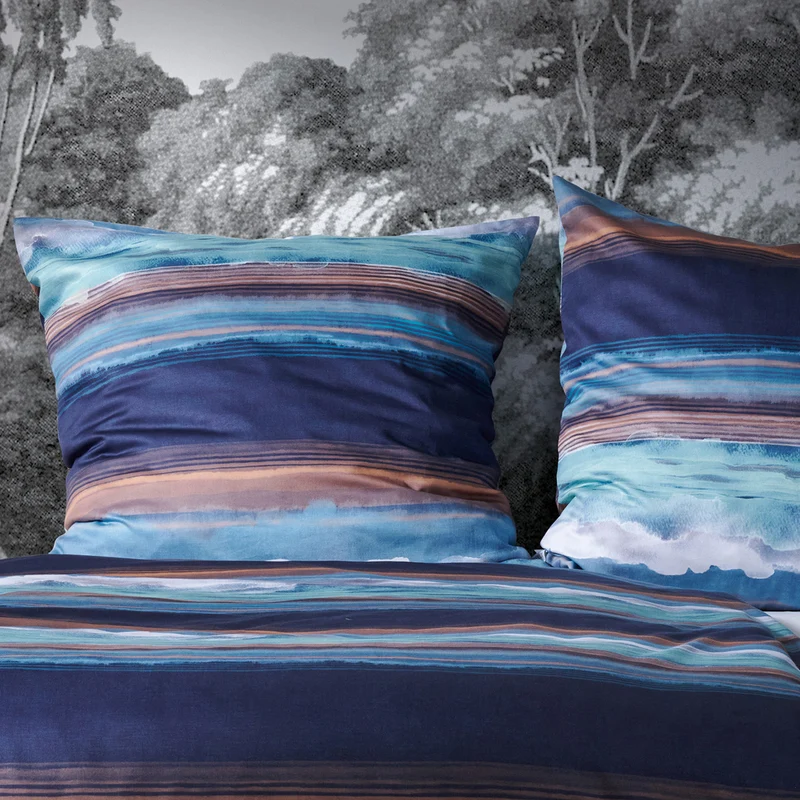 APELT Dream Bettwäsche Baumwoll-Satin Träumerische Wolkenbilder