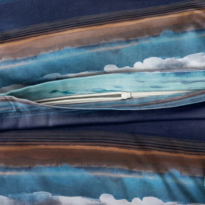 APELT Dream Bettwäsche Baumwoll-Satin Träumerische Wolkenbilder