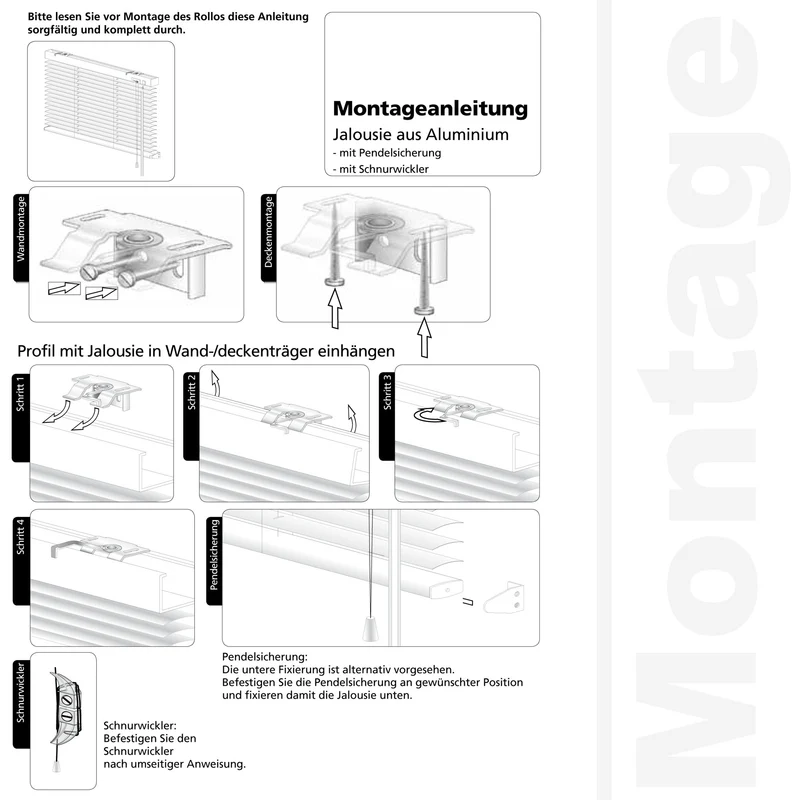 ourdeco® Aluminium-Jalousie | Lamelle 25 mm | verschiedene Größen | champagner, graphite