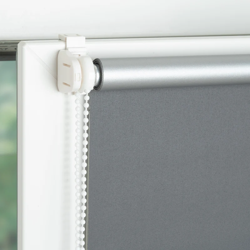 ourdeco® Klemmfix-Rollo | verdunkelnd | Thermo-Beschichtung | ohne Bohren | verschiedene Farben und Größen