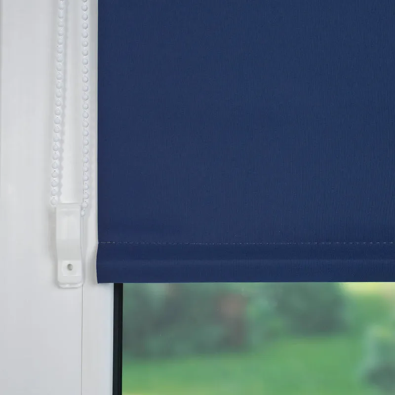 ourdeco® Klemmfix-Rollo | verdunkelnd | Thermo-Beschichtung | ohne Bohren | verschiedene Farben und Größen