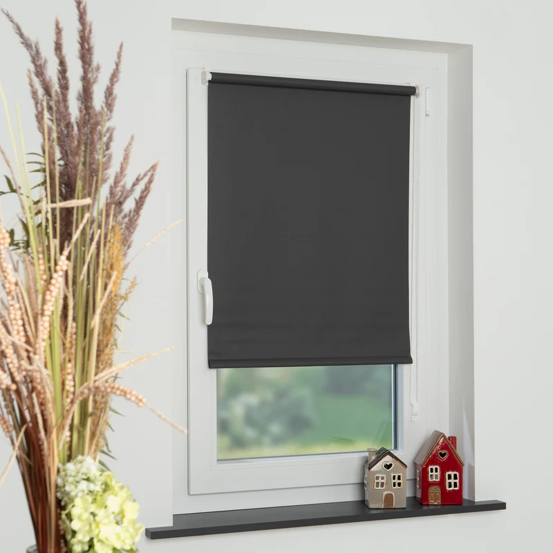 ourdeco® Klemmfix-Rollo | lichtdurchlässig | ohne Bohren | verschiedene Farben und Größen