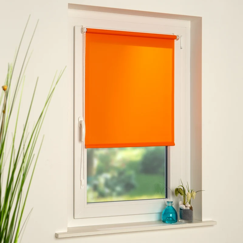 ourdeco® Klemmfix-Rollo | lichtdurchlässig | ohne Bohren | verschiedene Farben und Größen