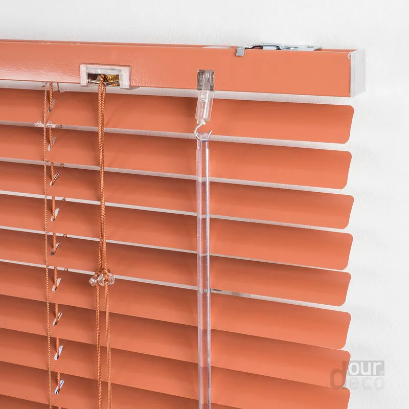 ourdeco® Aluminium-Jalousie, 130 cm Länge viele Farben und Breiten, Montage an Wand oder Decke