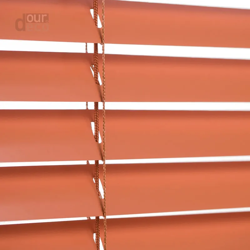 ourdeco® Aluminium-Jalousie, 130 cm Länge viele Farben und Breiten, Montage an Wand oder Decke