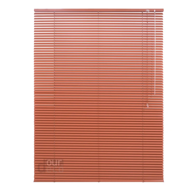 ourdeco® Aluminium-Jalousie, 130 cm Länge viele Farben und Breiten, Montage an Wand oder Decke