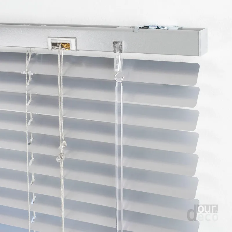ourdeco® Aluminium-Jalousie, 130 cm Länge viele Farben und Breiten, Montage an Wand oder Decke