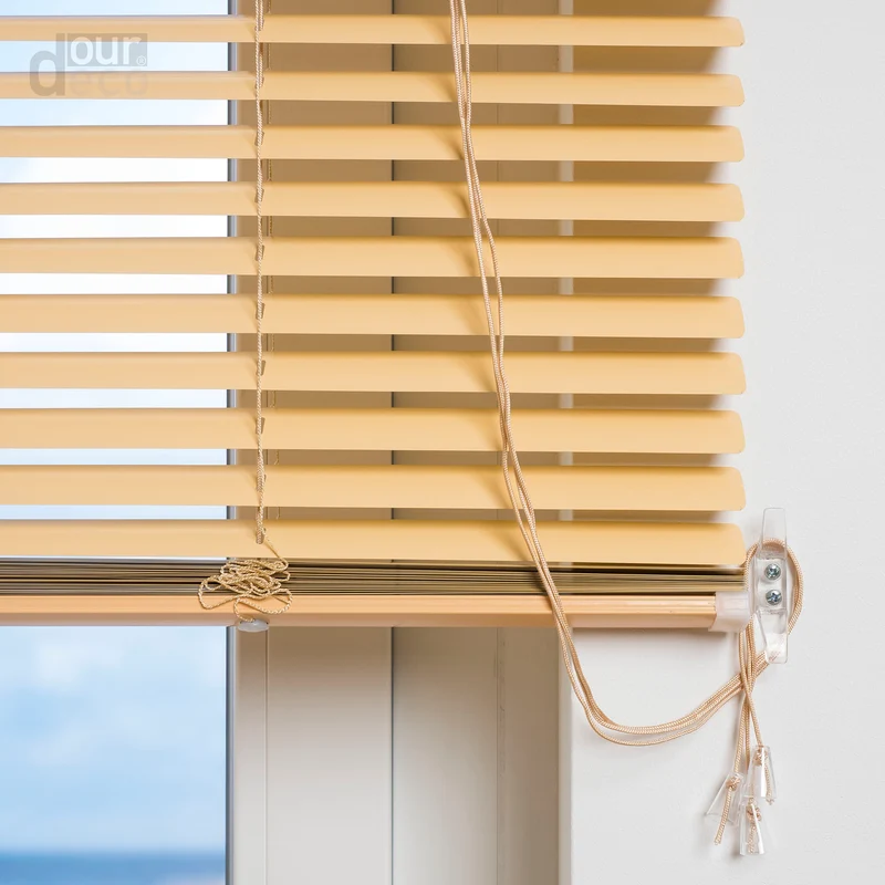 ourdeco® Aluminium-Jalousie, 130 cm Länge viele Farben und Breiten, Montage an Wand oder Decke