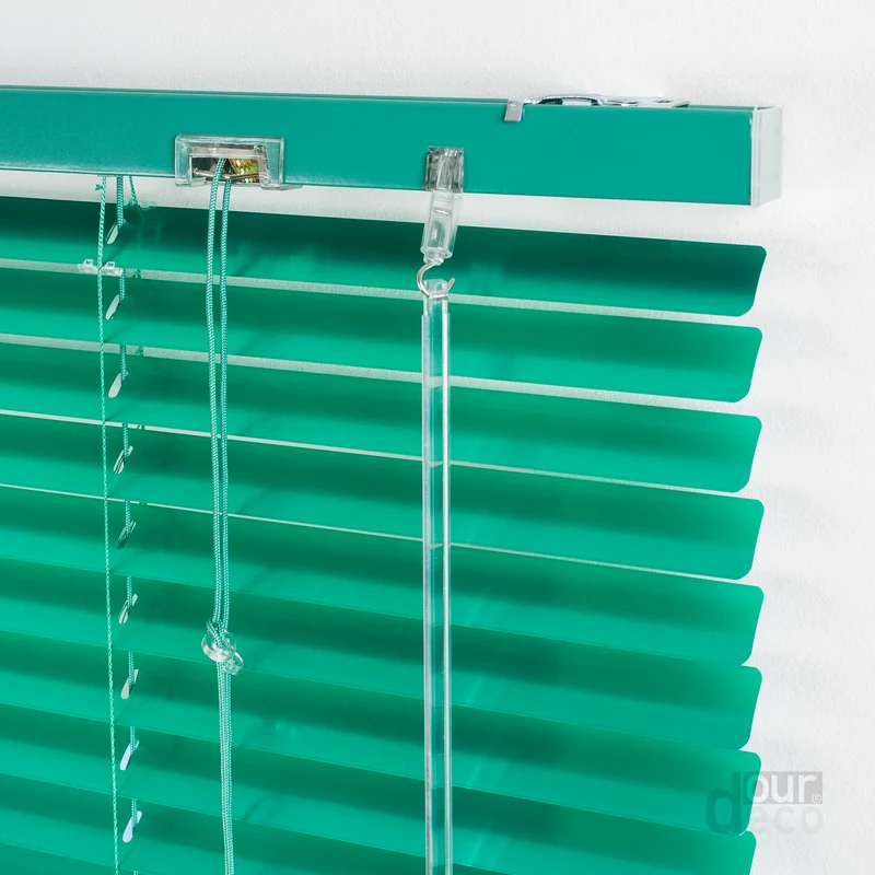 ourdeco® Aluminium-Jalousie, 130 cm Länge viele Farben und Breiten, Montage an Wand oder Decke