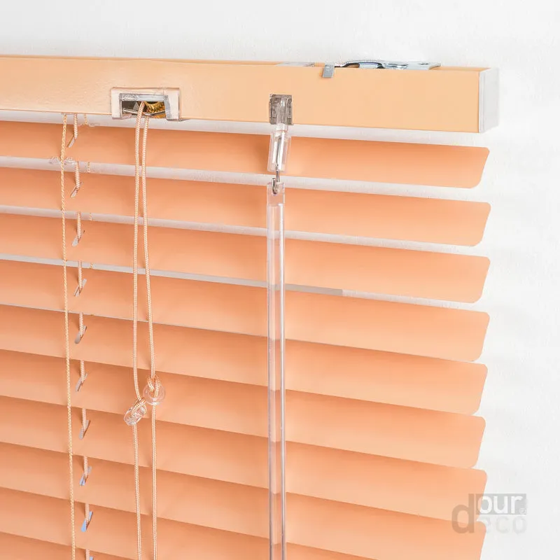 ourdeco® Aluminium-Jalousie, 130 cm Länge viele Farben und Breiten, Montage an Wand oder Decke