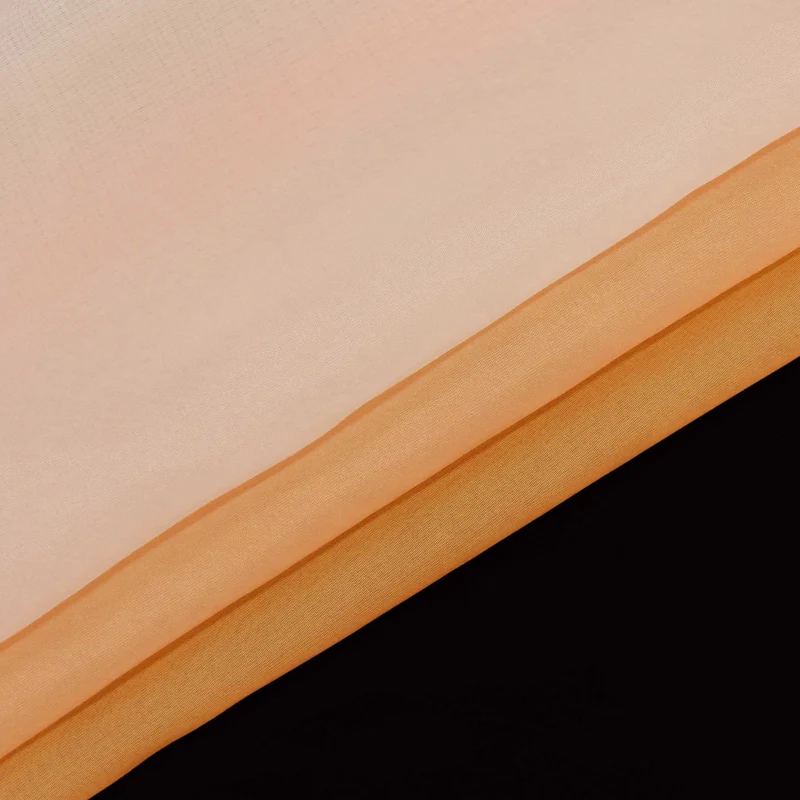 Rollo mit V-Haken Verlaufsfarbe Transparent Lichtfilterung Luftig 1 Stück