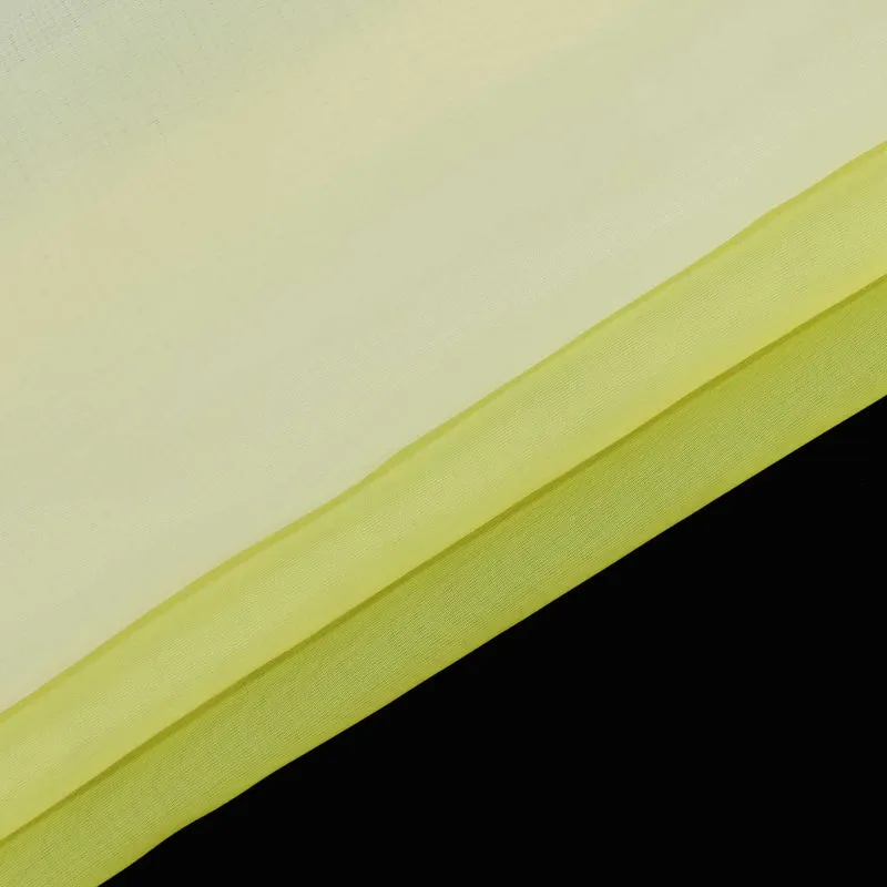 Rollo mit V-Haken Verlaufsfarbe Transparent Lichtfilterung Luftig 1 Stück