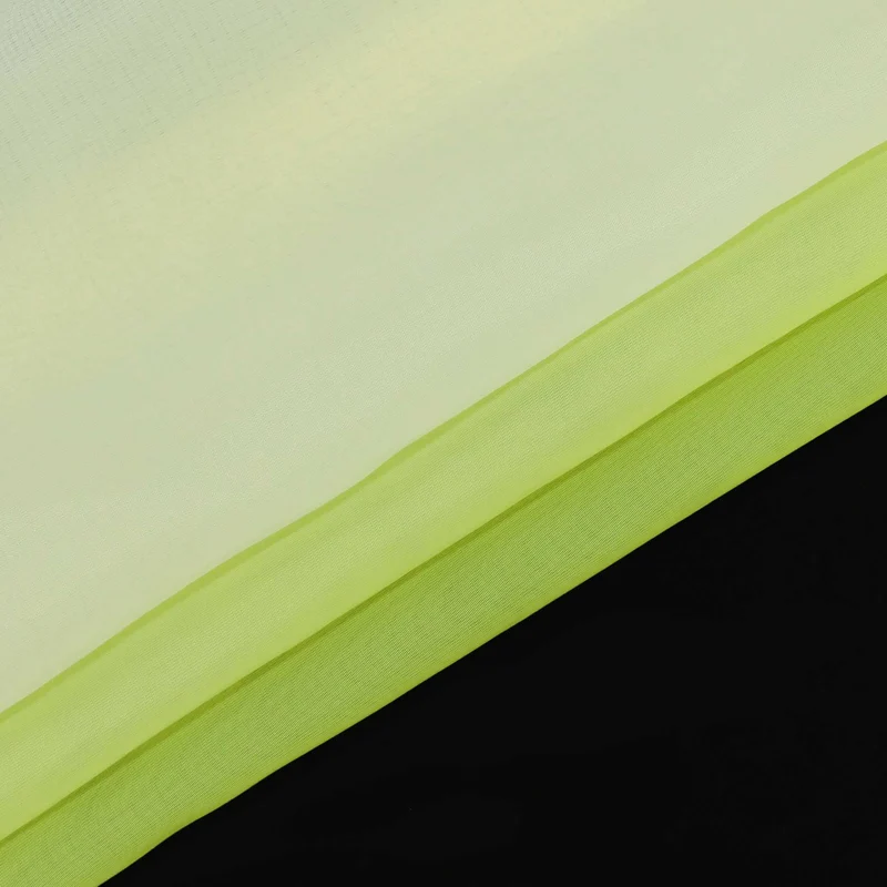 Rollo mit V-Haken Verlaufsfarbe Transparent Lichtfilterung Luftig 1 Stück