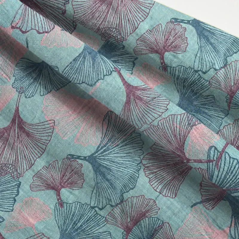 Pyjama-Set im chinesischen Stil mit Ginkgoblatt