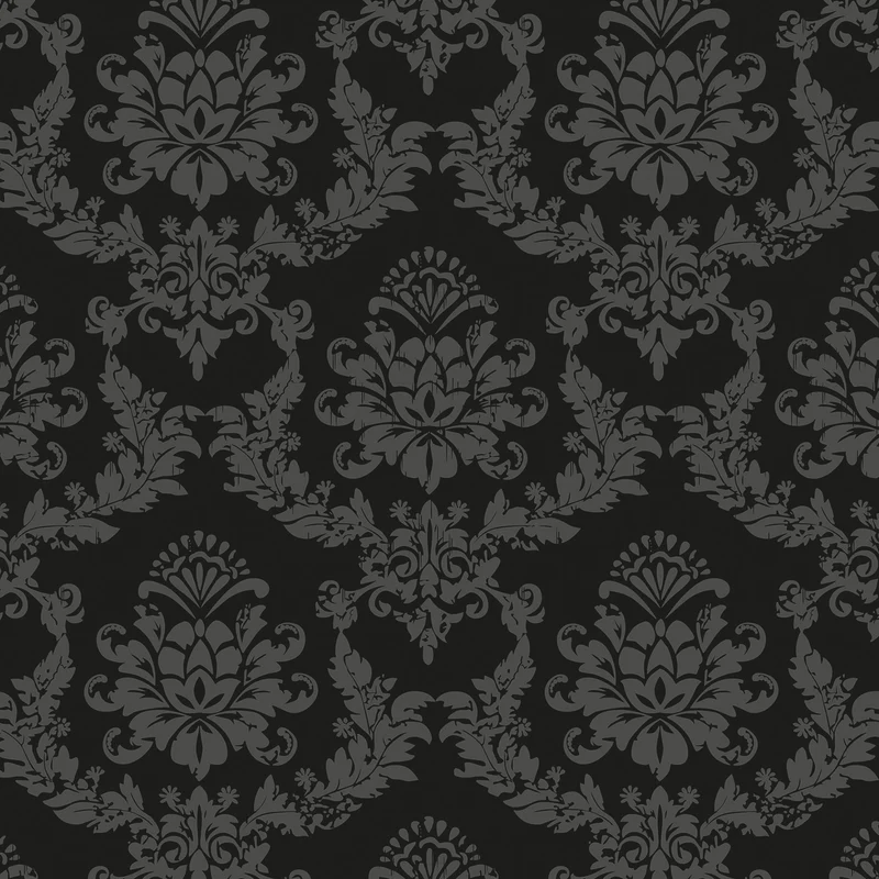 ourdeco® Seitenzugrollo Dekor | lichtdurchlässig | Druck Blätter , Ranke weiß/taupe, Ornament Ivory & Graphite