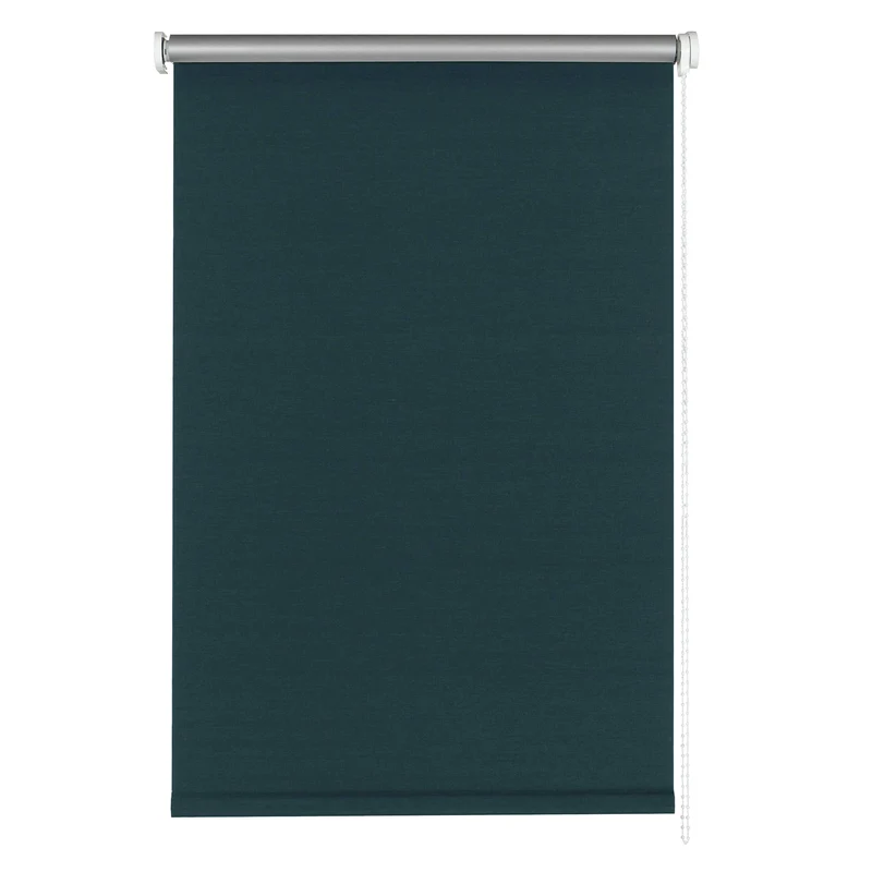 ourdeco® Seitenzugrollo | verdunkelnd | Thermo-Beschichtung | weiß, anthrazit, linen