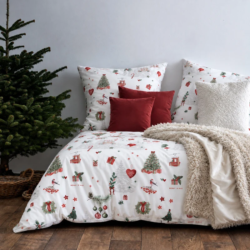 APELT Max Bettwäsche Flanell Weihnachts-und Wintermotive