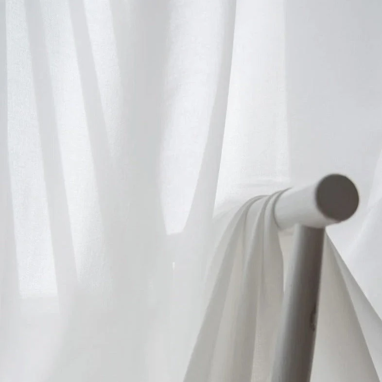 Schlichter transparenter Voile-Vorhang für Wohnzimmer