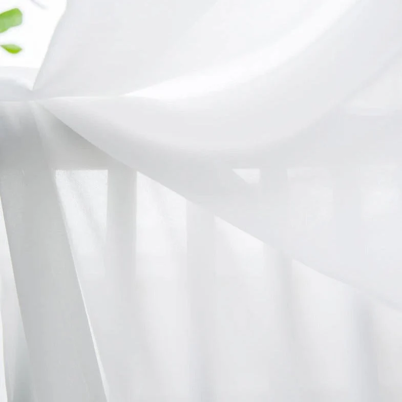 Schlichter transparenter Voile-Vorhang für Wohnzimmer
