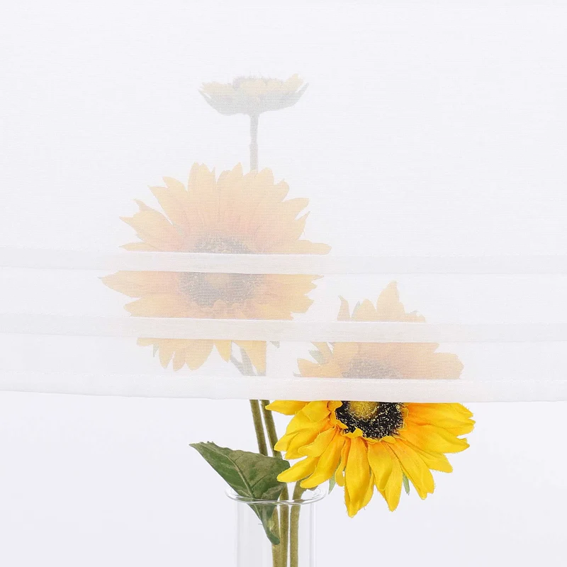Rollo unifarbe halbtransparent minimalistisch 1 stück