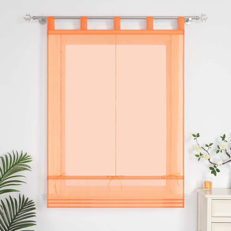 Rollo unifarbe halbtransparent minimalistisch 1 stück