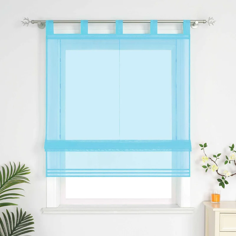 Rollo unifarbe halbtransparent minimalistisch 1 stück