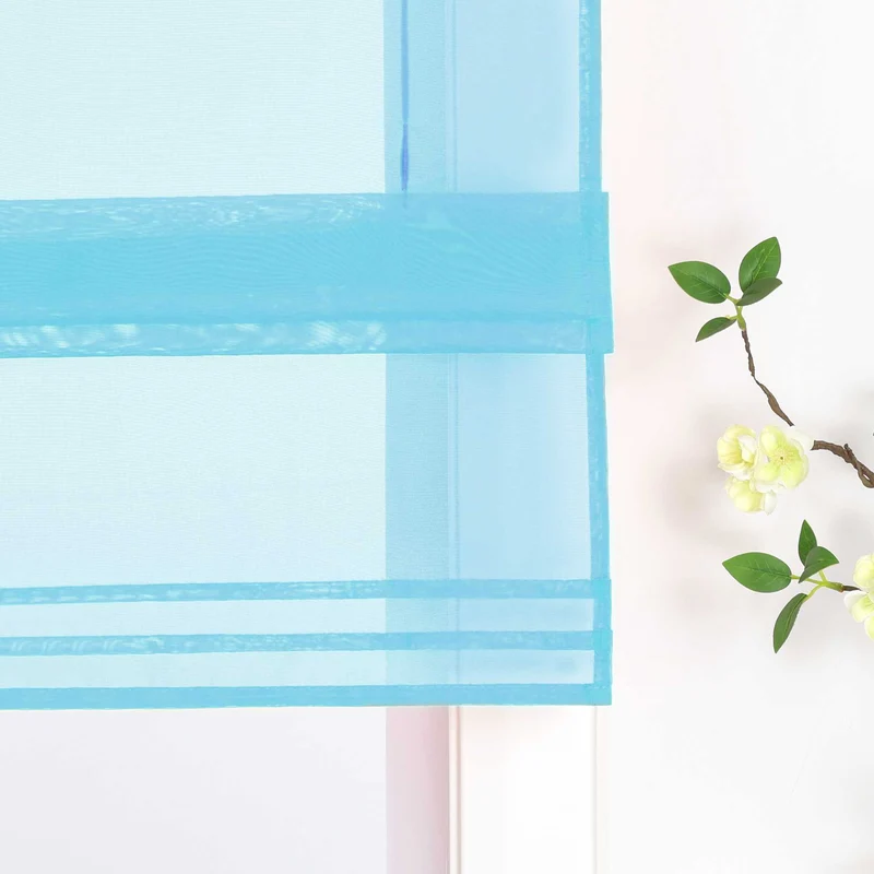 Rollo unifarbe halbtransparent minimalistisch 1 stück