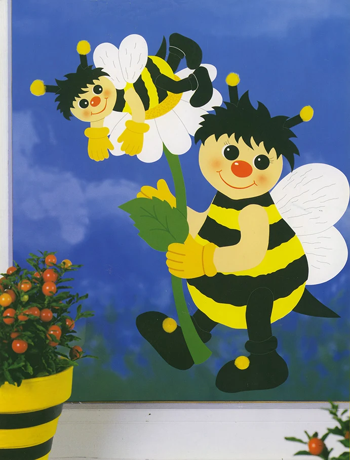 Fischer Fensterbilder Flugstunde