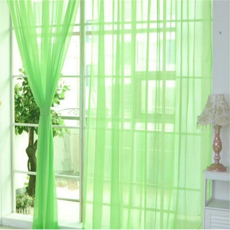 Leichter transparenter Voile Vorhang