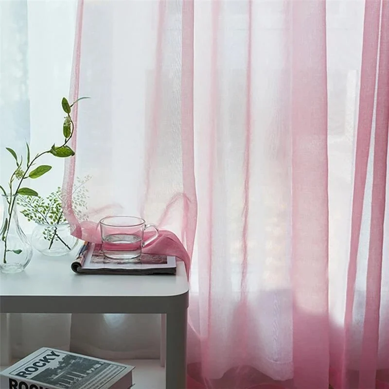 Leichter transparenter Voile Vorhang