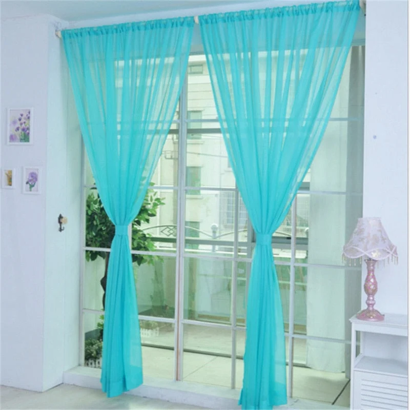 Leichter transparenter Voile Vorhang