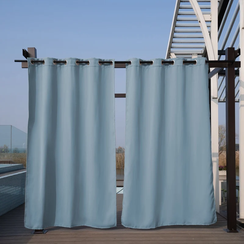 Wetterfester Outdoor Vorhang für Terrasse